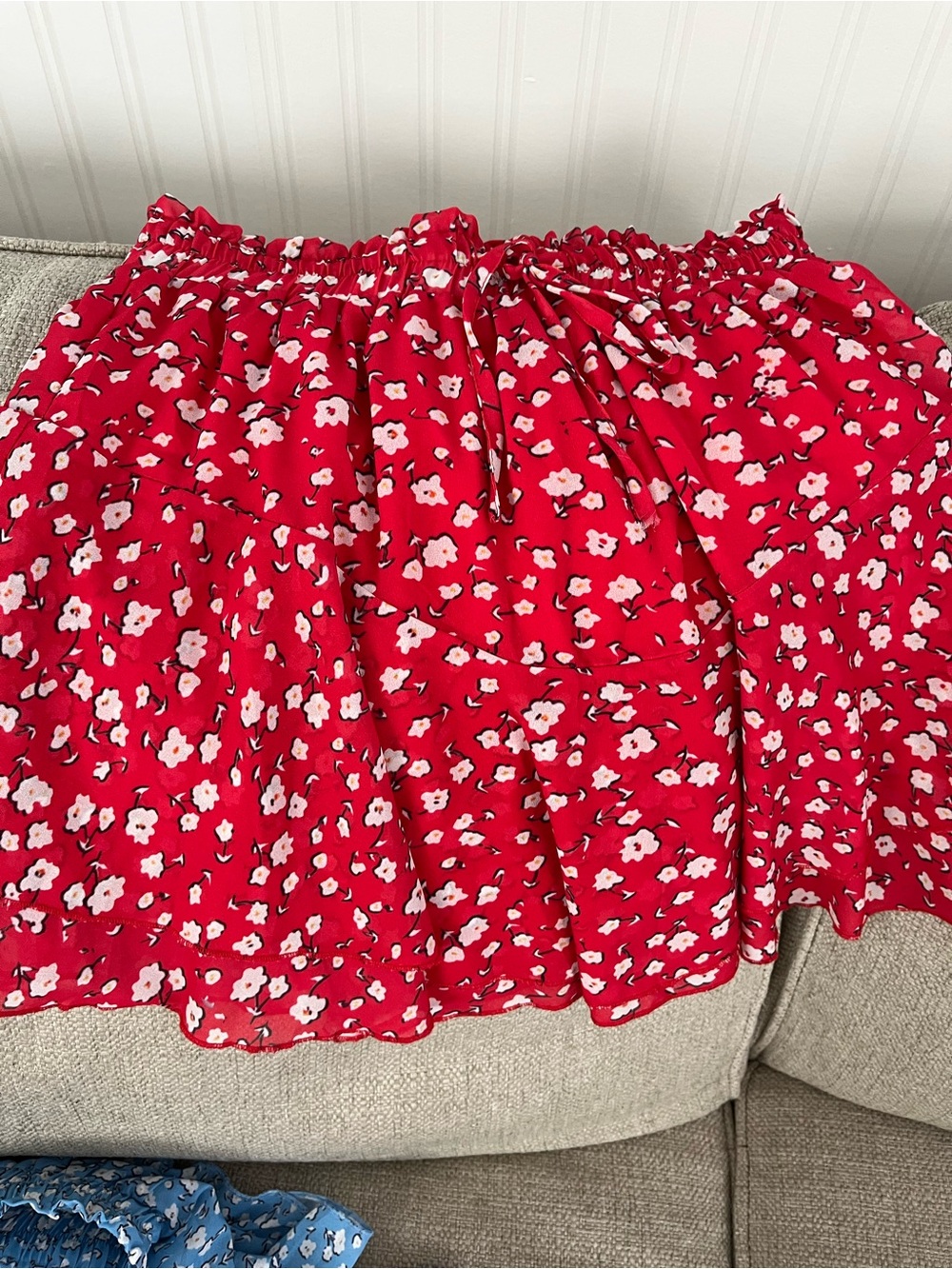 Women’s Red A-Line Skorts- Classic Everyday Style - Picture 3 of 5
